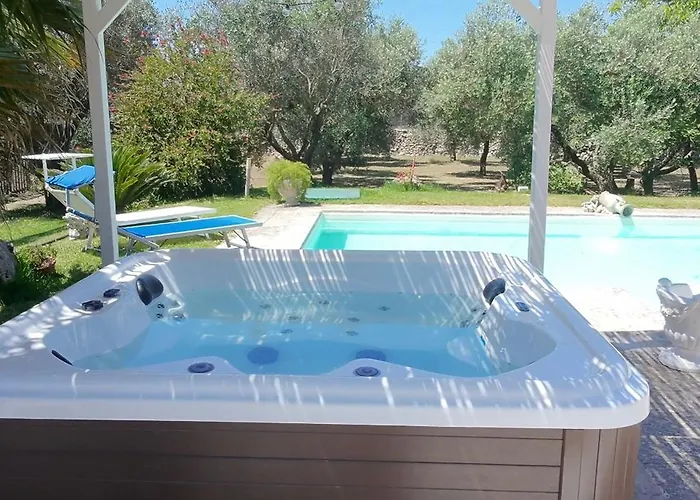 Luisa Con Piscina E Vasca Idromassaggio Vicino Otranto 카르피냐노 살렌티노